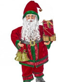 24” VELVET REGAL STANDING SANTA