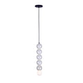 24.5'' Pearls 1 Light Matte Black Pendant