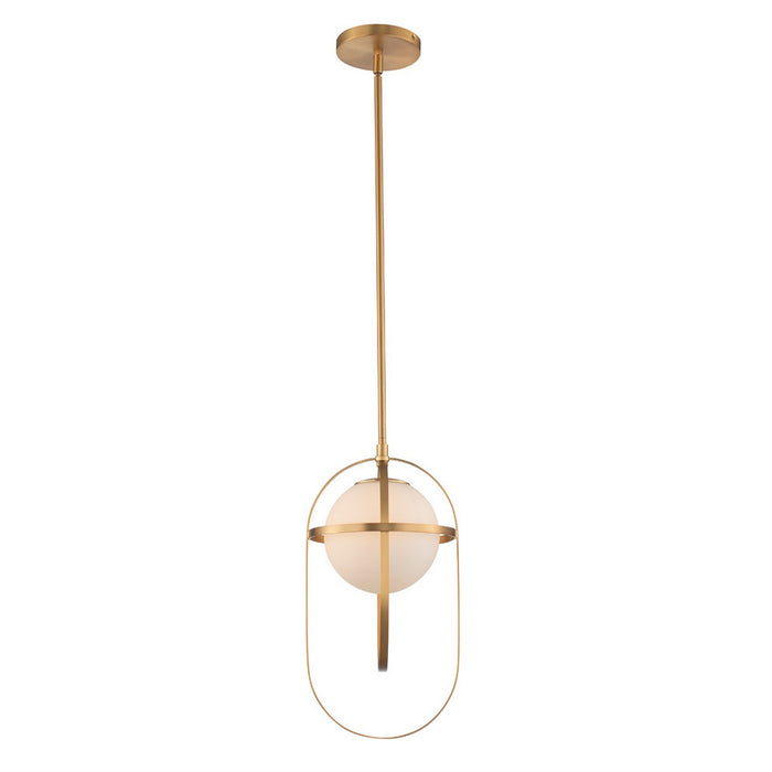 27'' Lennox 1 Light New Brass Pendant