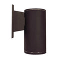3-inch Oil Rubbed Bronze Cylinder Outdoor Wall Light with 3000K Light
