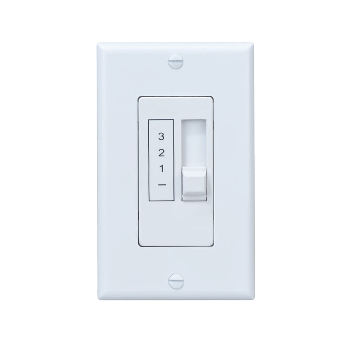 3 Speed White Wall Controls  Ceiling Fan