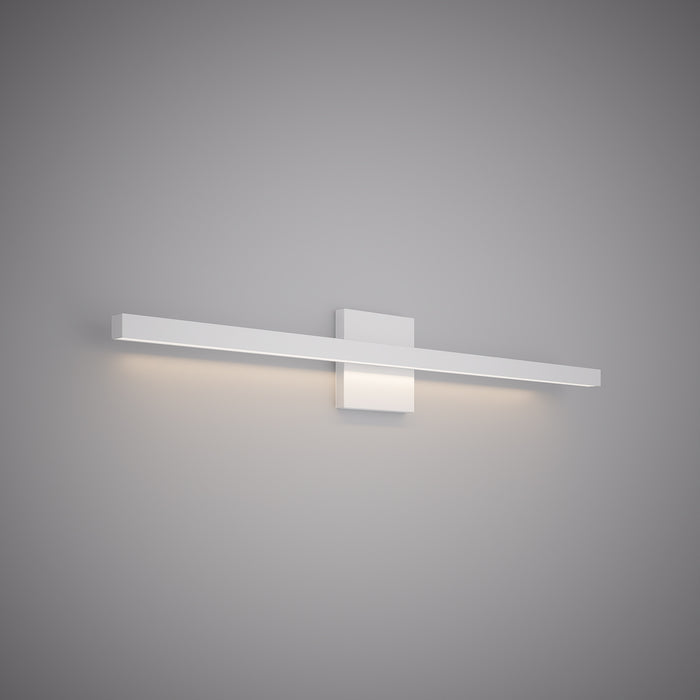 33-inch Matte White Dimmable Vanity Light
