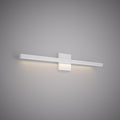 33-inch Matte White Dimmable Vanity Light
