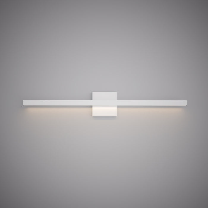 33-inch Matte White Dimmable Vanity Light