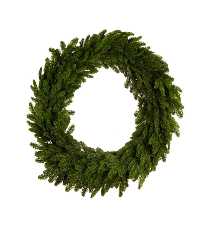 36" Bright Green Cedar Wreath