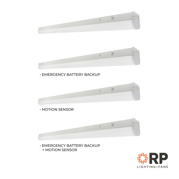 4-foot White Strip Light with 3-CCT Selectable White
