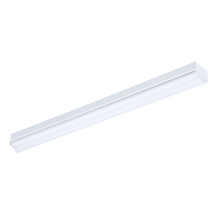 4-foot White Strip Light with White Reflector