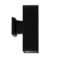 4-inch Black Outdoor Wall Light with 3000K Light, Clear Lens and 27W Output