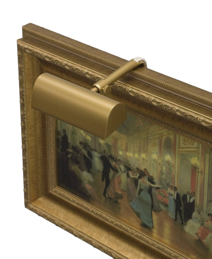 4-inch Classic Traditional Gold Plug-In Picture Light
