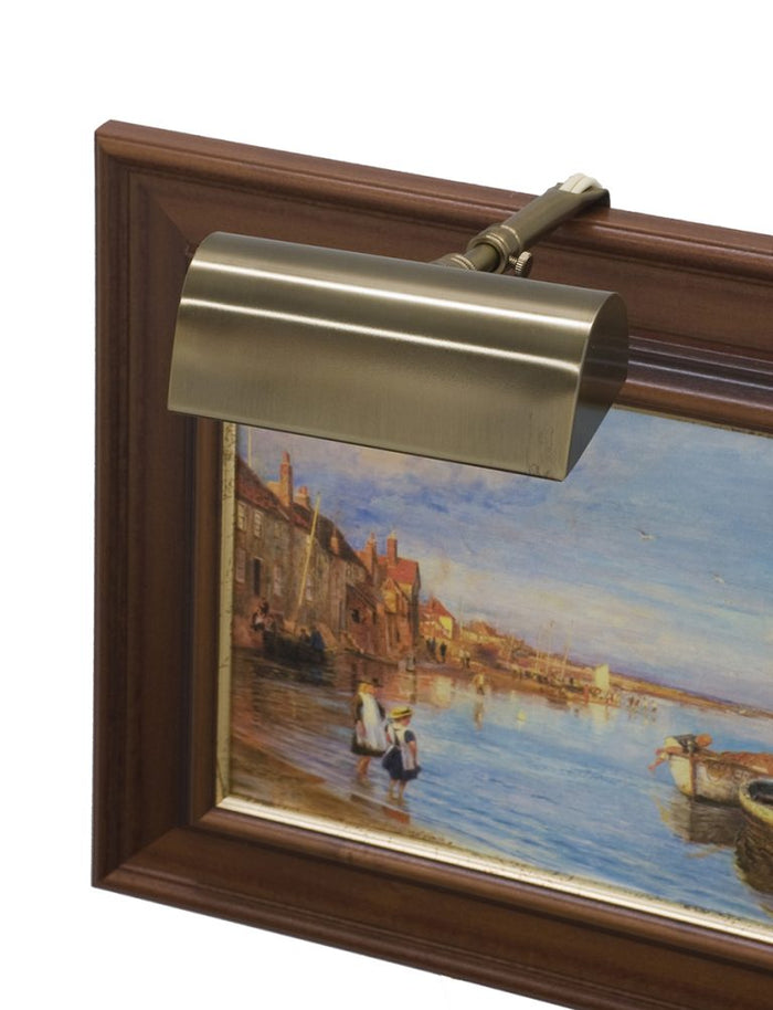 4-inch Classic Traditional Statuary Bronze Plug-In Picture Light