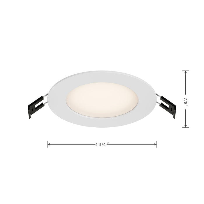 4-inch White Wall Light with 3000K Light and 9W Output