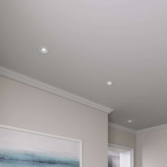 4-inch White Wall Light with 5-CCT Selectable White, 11W Output and Dimmable LED