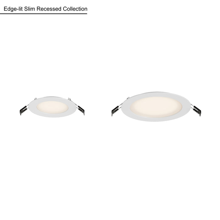 4-inch White Wall Light with 5-CCT Selectable White and 11W Output