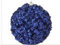 4" SEQUINS/ACRYLIC JEWEL BALL ORNAMENT