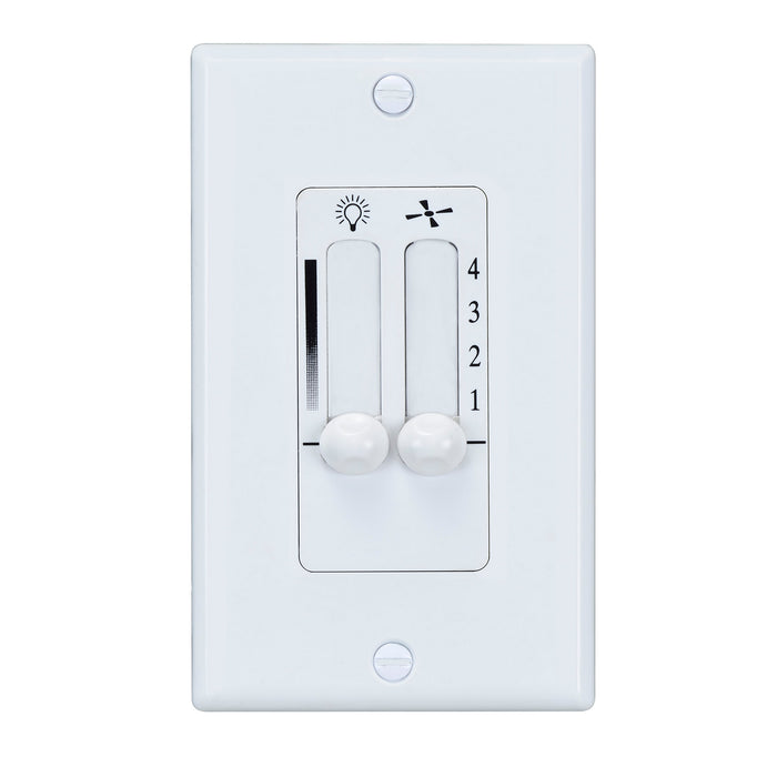 4 Speed Wall Controls White Indoor Ceiling Fan