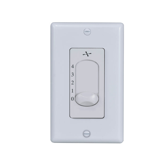 4 Speed White Wall Controls For Indoor Ceiling Fan