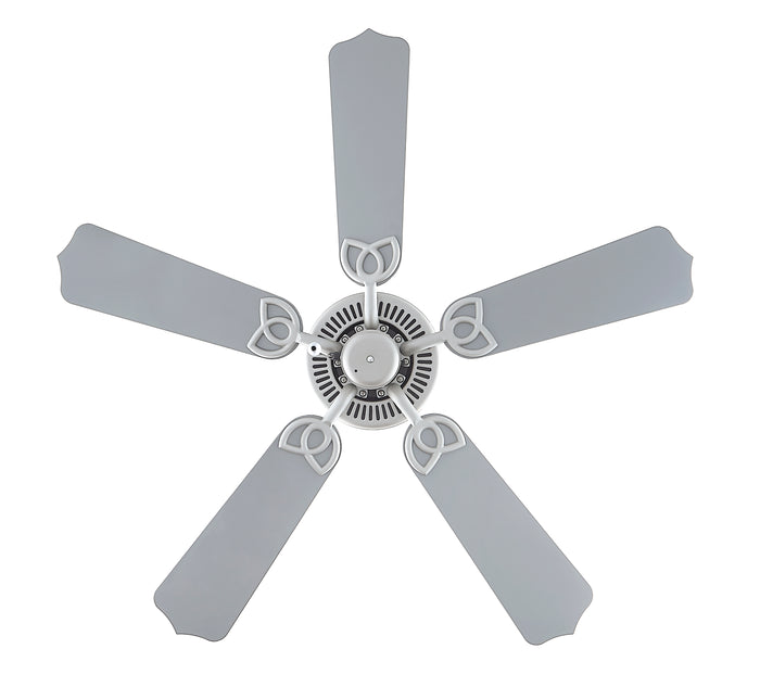 42 Inch Sunset II AC Brushed Pewter Outdoor Ceiling Fan 5-Blade Reversible