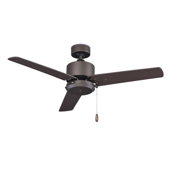 44 Inch Aldea XI AC Oil Rubbed Bronze Outdoor Ceiling Fan 3-Blade