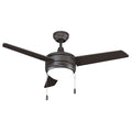 44 Inch Contempo II AC Oil Rubbed Bronze Indoor Ceiling Fan 3-Blade Reversible