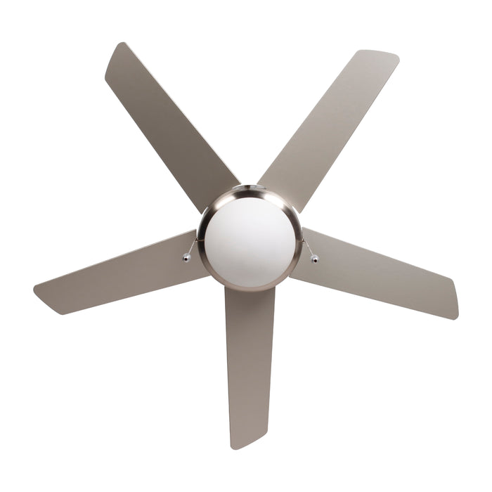 44 Inch Mirage II AC Brushed Nickel Indoor Ceiling Fan 5-Blade Reversible