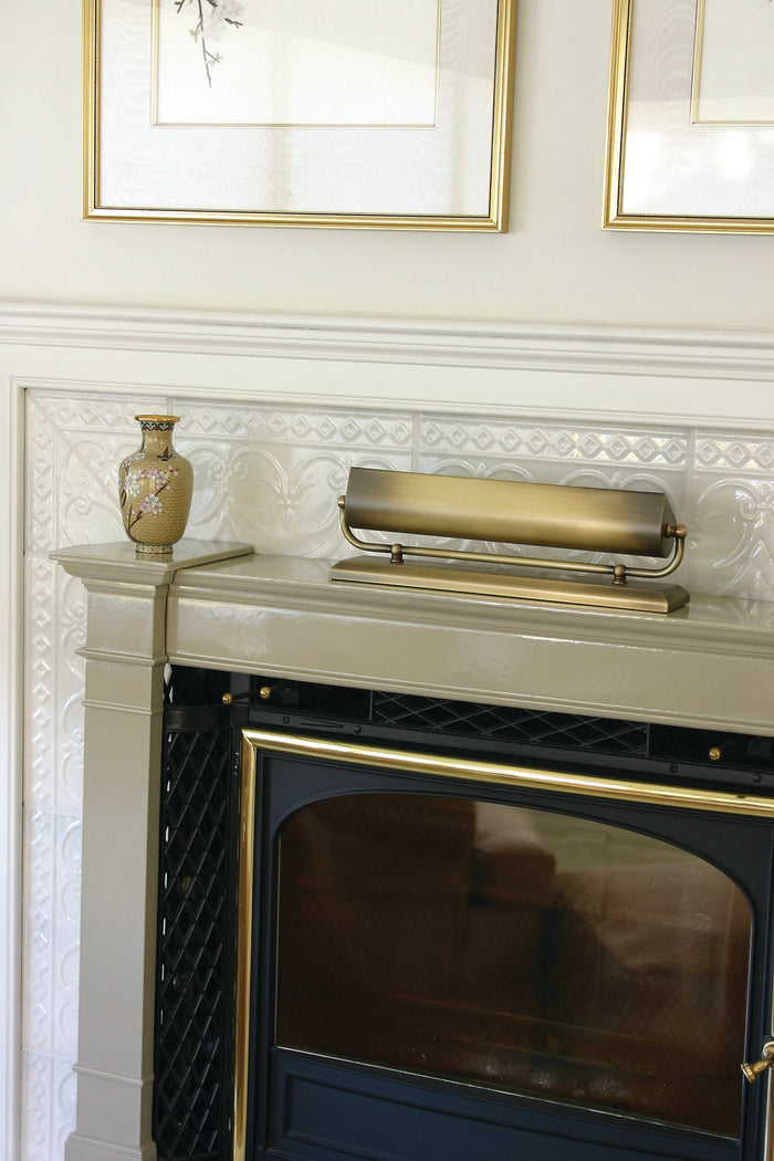4.5-inch Mantel Antique Brass Task Lamp