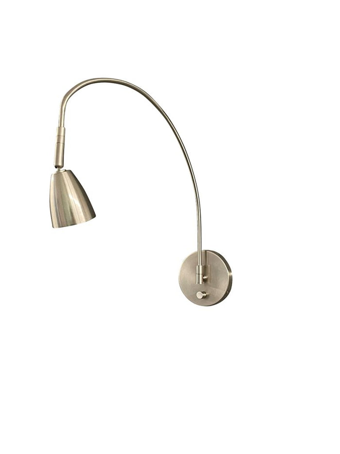 5-inch Arch Satin Nickel Direct Wire Picture Light