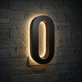 5 inch backlit house numbers - 2700k ABS Polymer - Waterproof