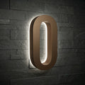 5 inch backlit house numbers - 5000k ABS Polymer - Waterproof