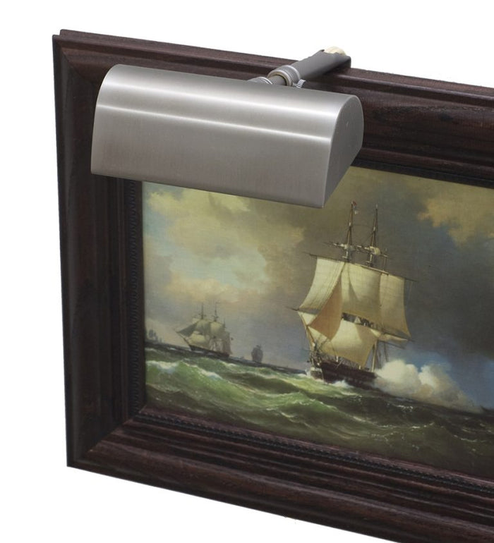 5-inch Classic Traditional Pewter Plug-In Picture Light