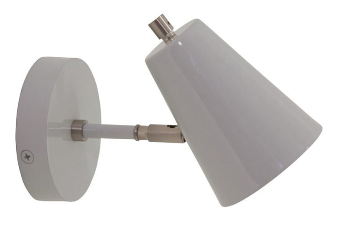 5-inch Kirby Gray Direct Wire Wall Swing Lamp