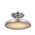 5'' Pasos 1 Light Satin Nickel Flush Mount