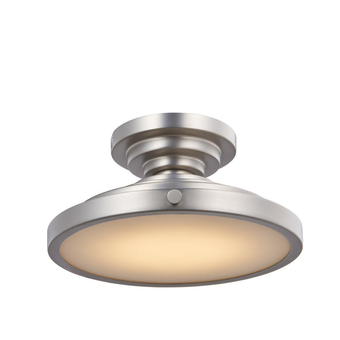 5'' Pasos 1 Light Satin Nickel Flush Mount