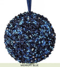 5" SEQUIN/BEAD/GLITTER BALL ORNAMENT