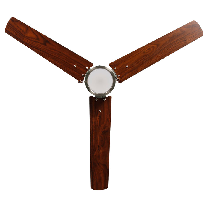 52 Inch Aldea III AC Brushed Nickel Ceiling Fan 3-Blade Reversible