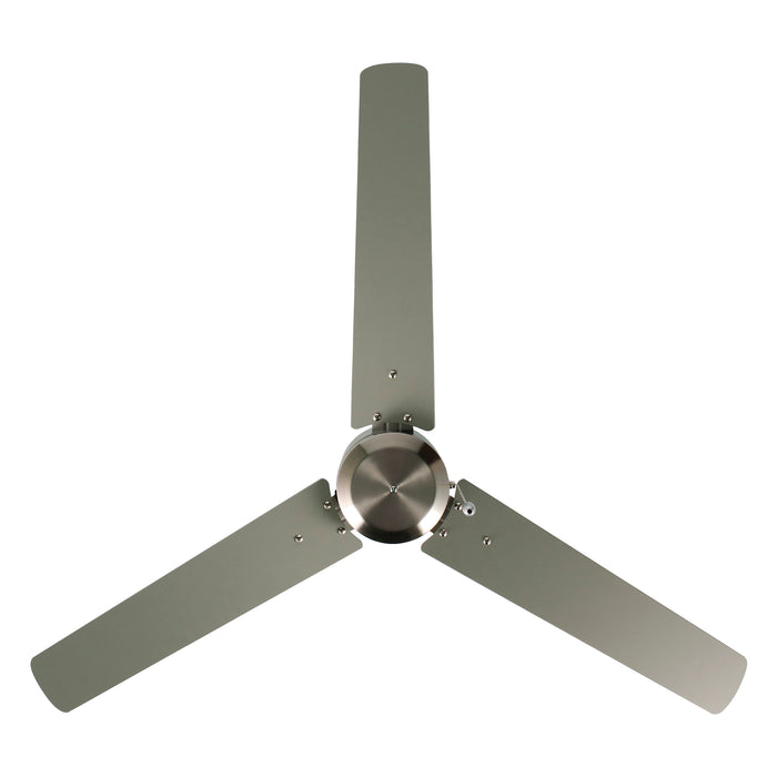 52 Inch Aldea III AC Brushed Nickel Indoor Ceiling Fan 3-Blade Reversible