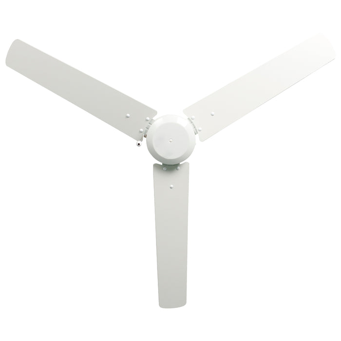 52 Inch Aldea III AC White Indoor Ceiling Fan 3-Blade