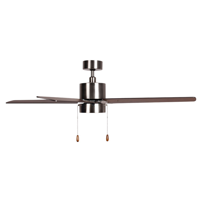 52 Inch Aldea IV AC Brushed Nickel Indoor Ceiling Fan 4-Blade Reversible