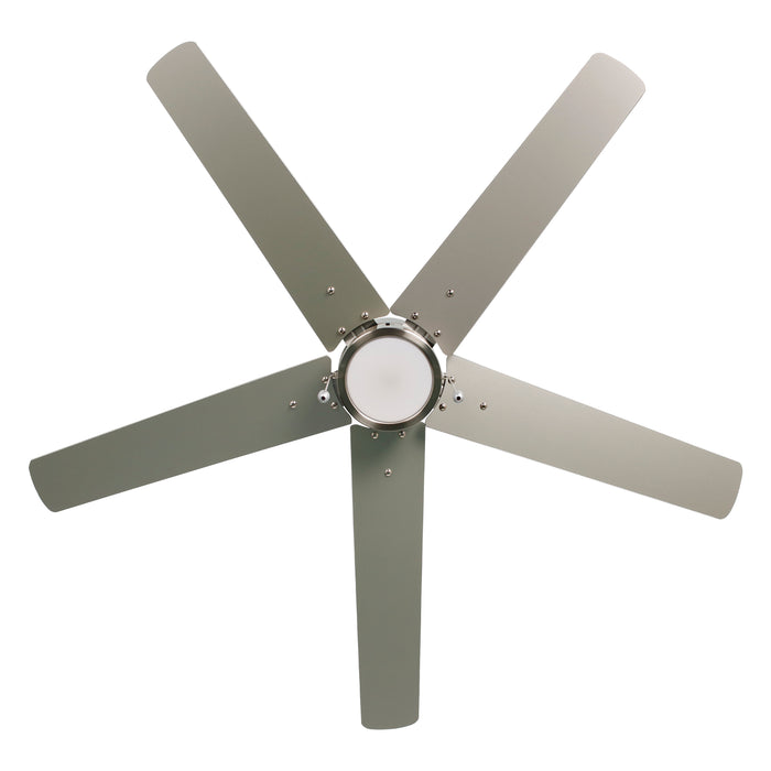 52 Inch Aldea VI AC Brushed Nickel Indoor Ceiling Fan