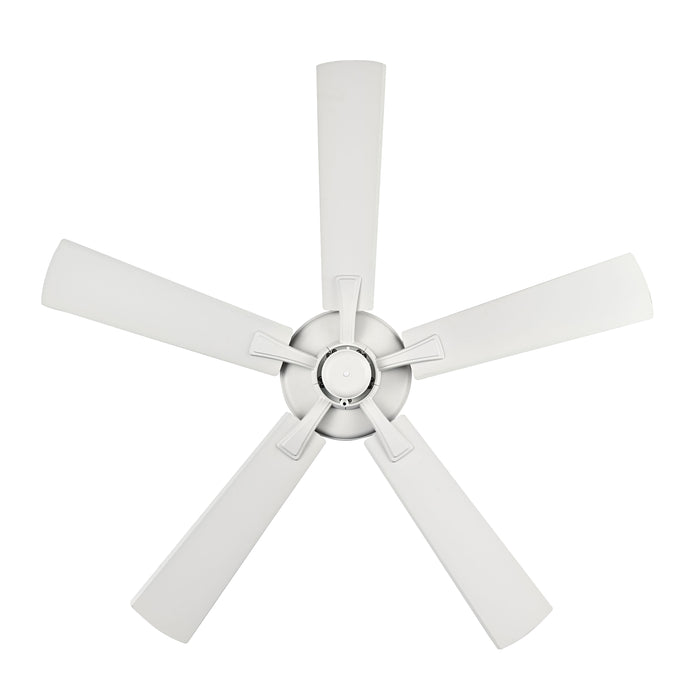 52 Inch Brisden AC Matte White Indoor Ceiling Fan 5-Blade Reversible