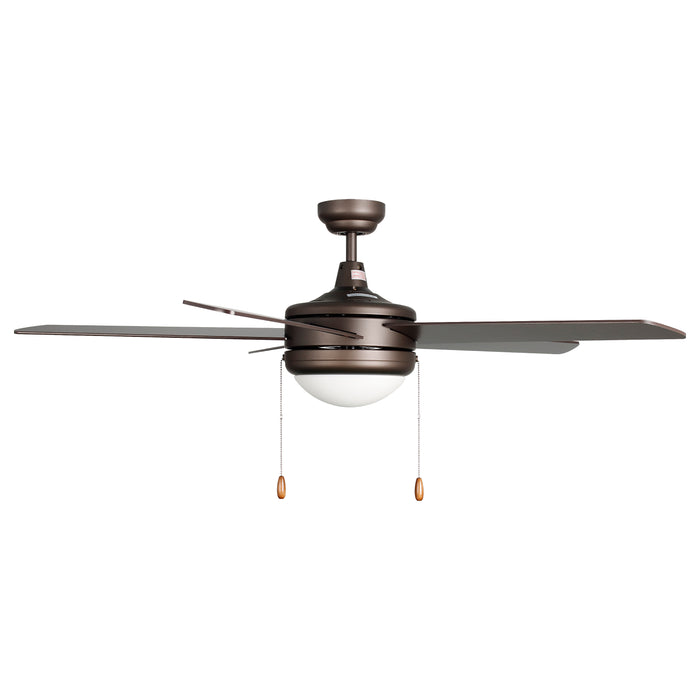 52 Inch Mirage IV AC Oil Rubbed Bronze Indoor Ceiling Fan 5-Blade Reversible
