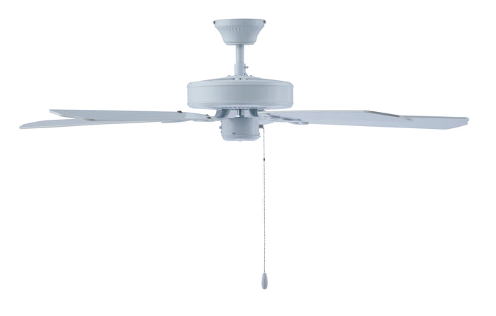 52 Inch Royal Star AC White Indoor Ceiling Fan 5-Blade Reversible