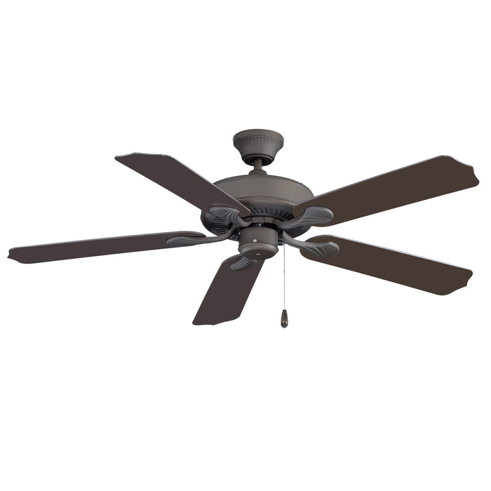 52 Inch Sunset AC Oil Rubbed Bronze Outdoor Ceiling Fan 5-Blade Reversible