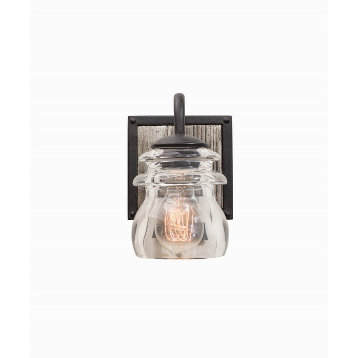6'' Bainbridge 1 Light Black Iron Vanity Light