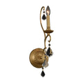 6'' Elise 1 Light Gold Patina Wall Sconce
