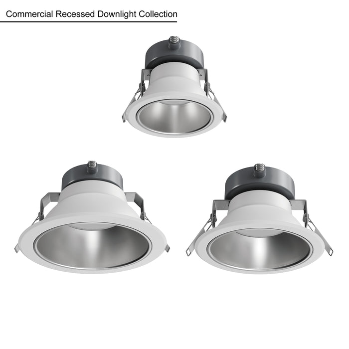 6-inch White Commercial Wall Light