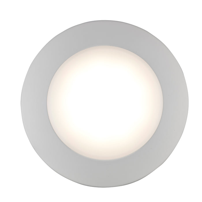 6-inch White Wall Light with 5-CCT Selectable White and 11W Output