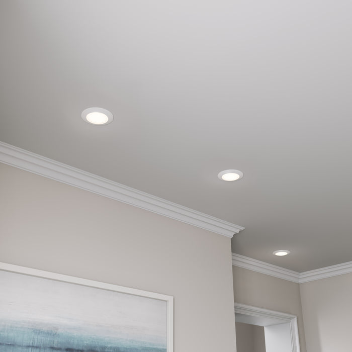 6-inch White Wall Light with 5-CCT Selectable White and 11W Output