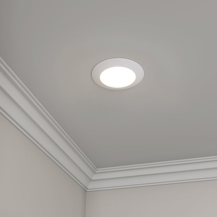 6-inch White Wall Light with 5-CCT Selectable White and 11W Output