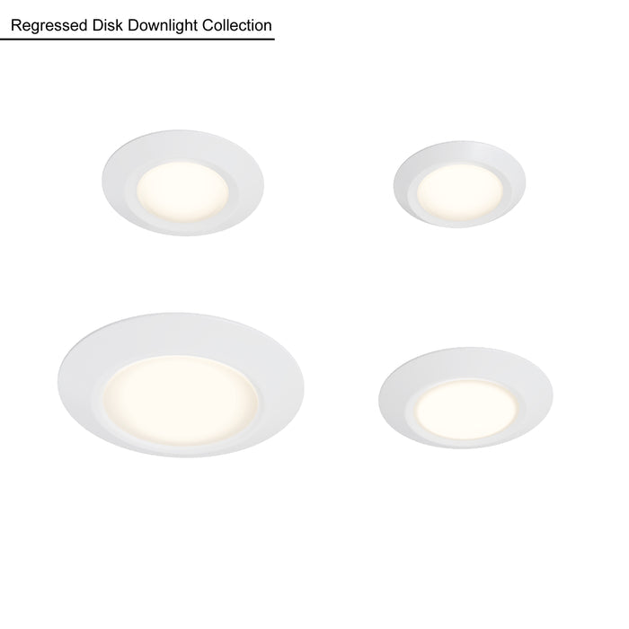 6-inch White Wall Light with 5-CCT Selectable White
