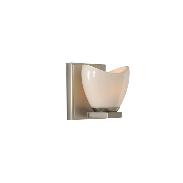 6'' Vero 1 Light Satin Nickel Vanity Light